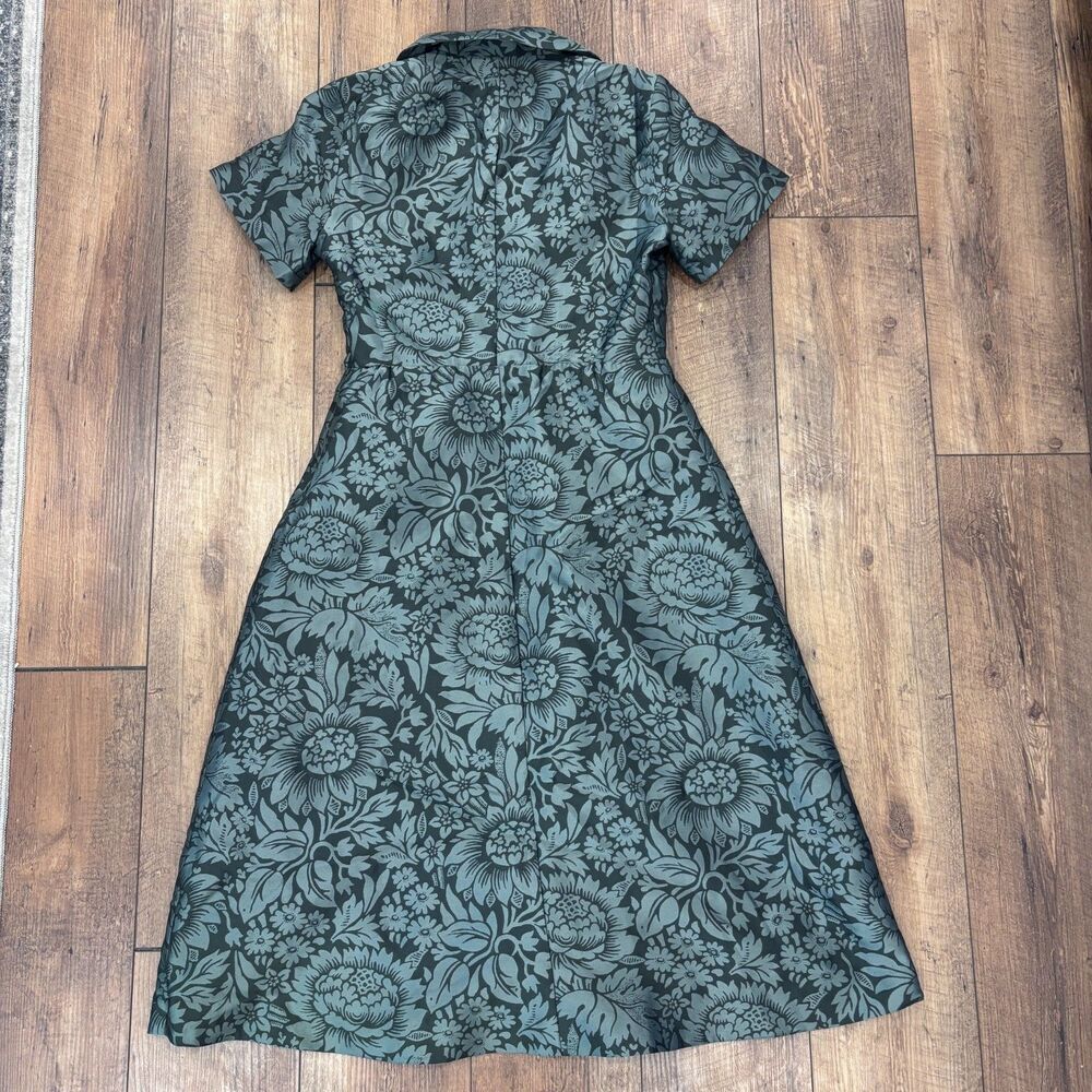 TUCKERNUCK Emerald Mirasol Jacquard Adelaide Dress Emerald Botanical Size S $298 - Picture 5 of 10